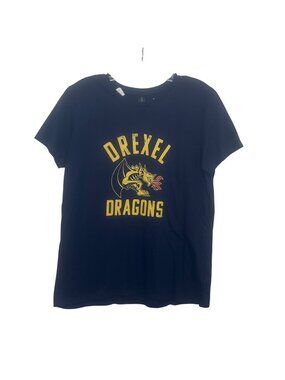 Drexel University Dragons Tshirt Womens Small Blue New Gildan Fanwear